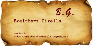 Breitbart Gizella névjegykártya